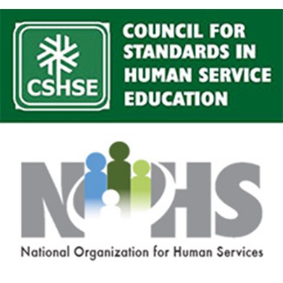 Council for Standards in Human Service Education and National Organization for Human Services logos